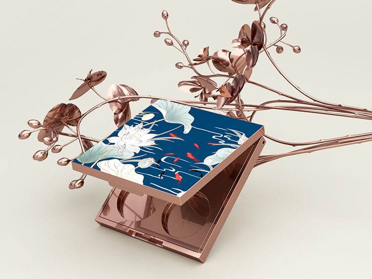 四宮格圓格子塑料眼影盤包裝注塑加工 四宮格圓格子塑料眼影盤包裝注塑加工