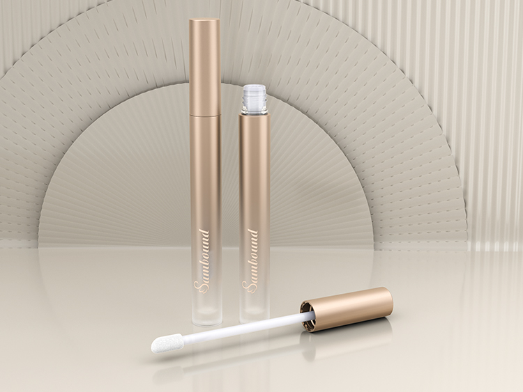 磨砂漸變空唇彩管注塑加工